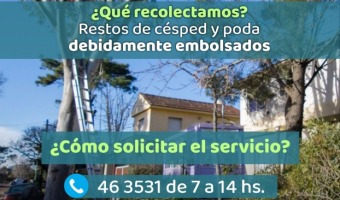 CORRALN SUMA UN NUEVO SERVICIO DE RECOLECCIN DE PODA